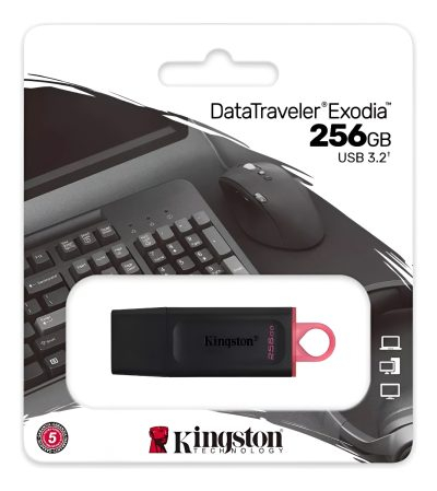 Memoria Usb 3.2 De Alta Velocidad Kingston Datatraveler Dtx/256gb