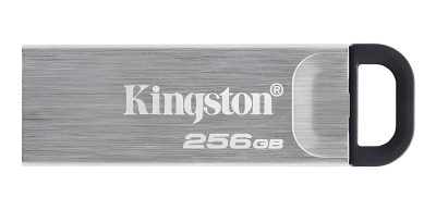 Memoria Kingston Usb-a Dtkyson 256 Gb 3.2 Gen1 200mb/s Color Plateado Liso