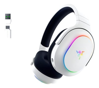 Audífonos Gamer Razer Barracuda X Chroma Multiplataforma Color Blanco