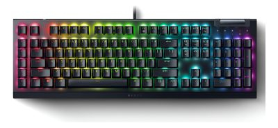 Teclado Mecánico Gamer Razer Blackwidow V4 X Rgb Green Cuot Teclado Negro Idioma Inglés Us
