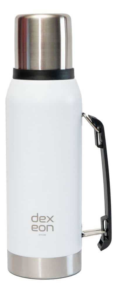Dexeon Termo Acero Inoxidable 1L 24hs Tapón 360° con Manija