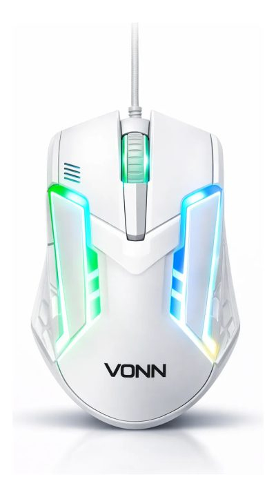 Mouse Dexeon Gamer Usb Vonn V1 1200dpi Rgb Leds Alámbrico