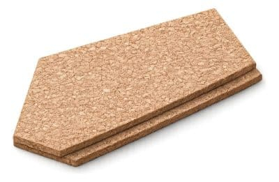 Plancha Corcho 1/2 Exagono 10x10 5mm Panel Manualidades