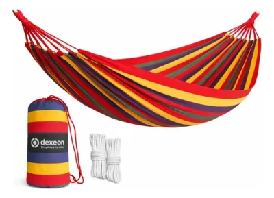 Hamaca Paraguaya Algodon Dexeon Camping Reforzada 190x80cm