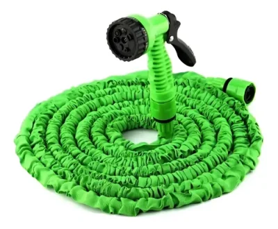 Manguera Expandible Hasta 22,5 Mts C/ Opciones Chorro Color Verde