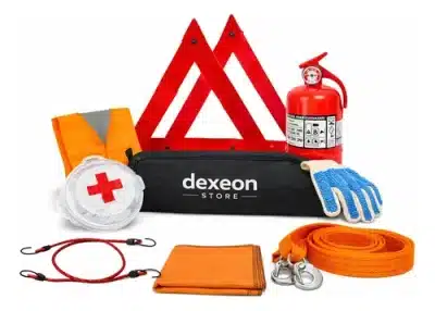 Kit Seguridad 10 En 1 Reglamentario Dexeon Matafuego Baliza