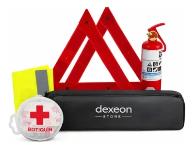 Kit De Seguridad Para Autos 5 En 1 Balizas Chaleco Botiquin