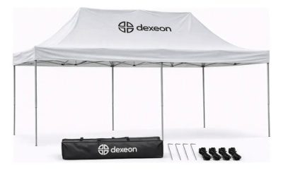 Gazebo 3x6m Plegable Carpa Dexeon Reforzada Camping Jardín
