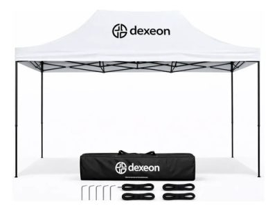 Gazebo 3x4.5 Plegable Carpa Dexeon Reforzada Jardín Camping