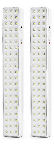 Pack 2 Luz De Emergencia 60 Leds Bateria Recargable 220v