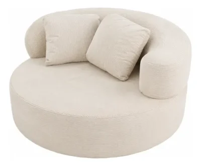 Sillón Sofá Comprimido en Caja Redondo Alta Densidad