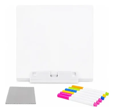 Pizarra Magica Led 20x20 Usb Con Soporte +7 Marcadores Color