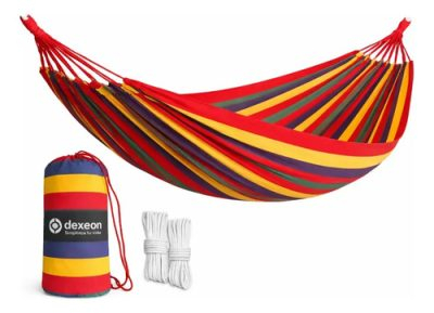 Hamaca Paraguaya Algodon Camping Dexeon Reforzada 190x80cm