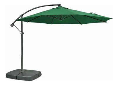 Sombrilla Lateral 3m Plegable Reforzada Jardín Camping