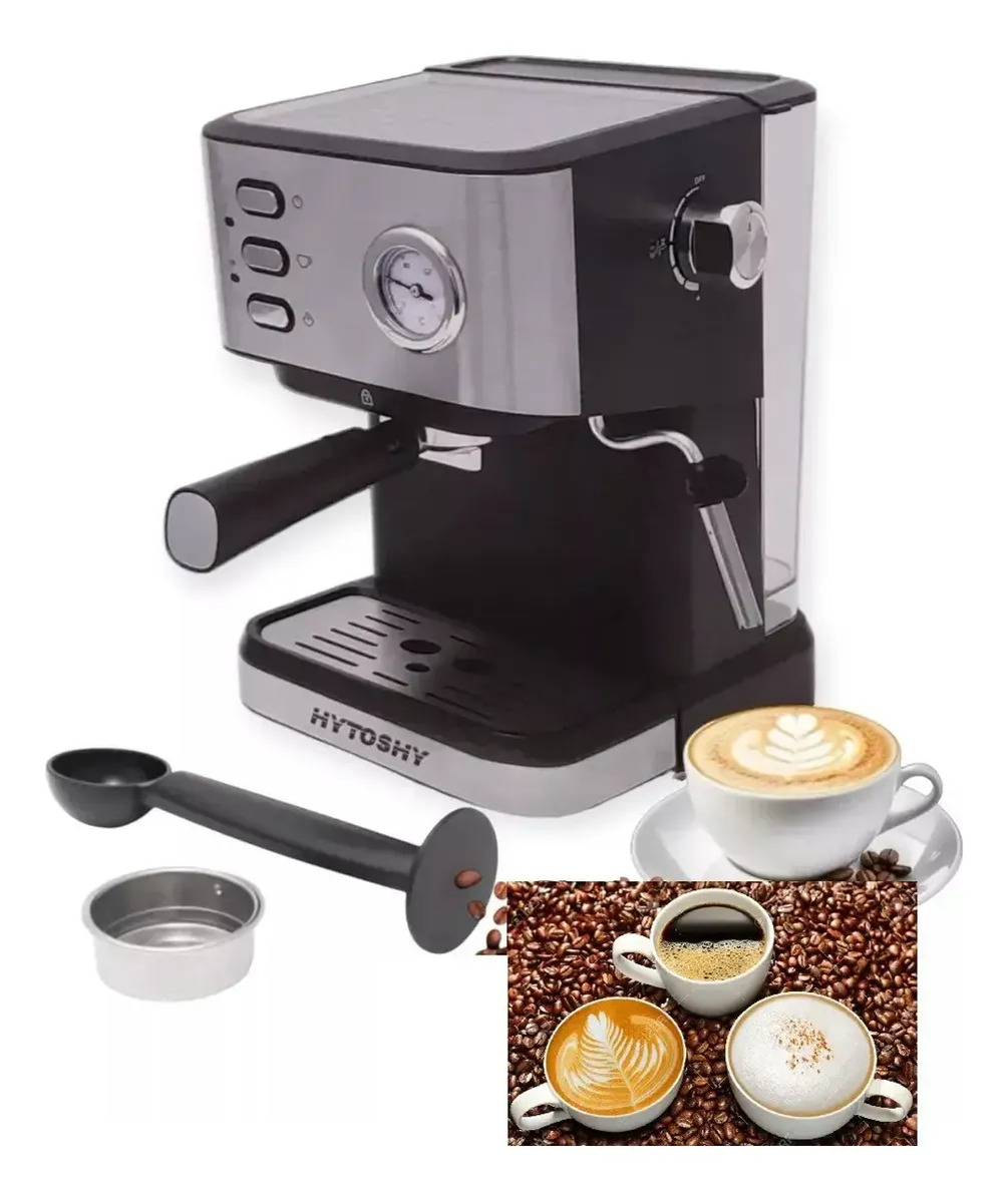 Cafetera Expresso Semi Automatica Con Espumador Leche 20 Bar