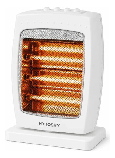 Estufa Halógena Eléctrica Giratoria 1200w 3 Potencias Hy125