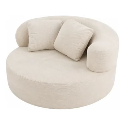 Sillón Sofá Comprimido en Caja Redondo Alta Densidad