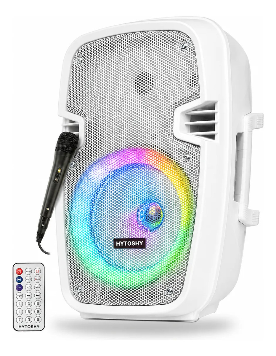 Parlante Portátil 8 Pulgadas 30w Bluetooth Radio Tws Rgb