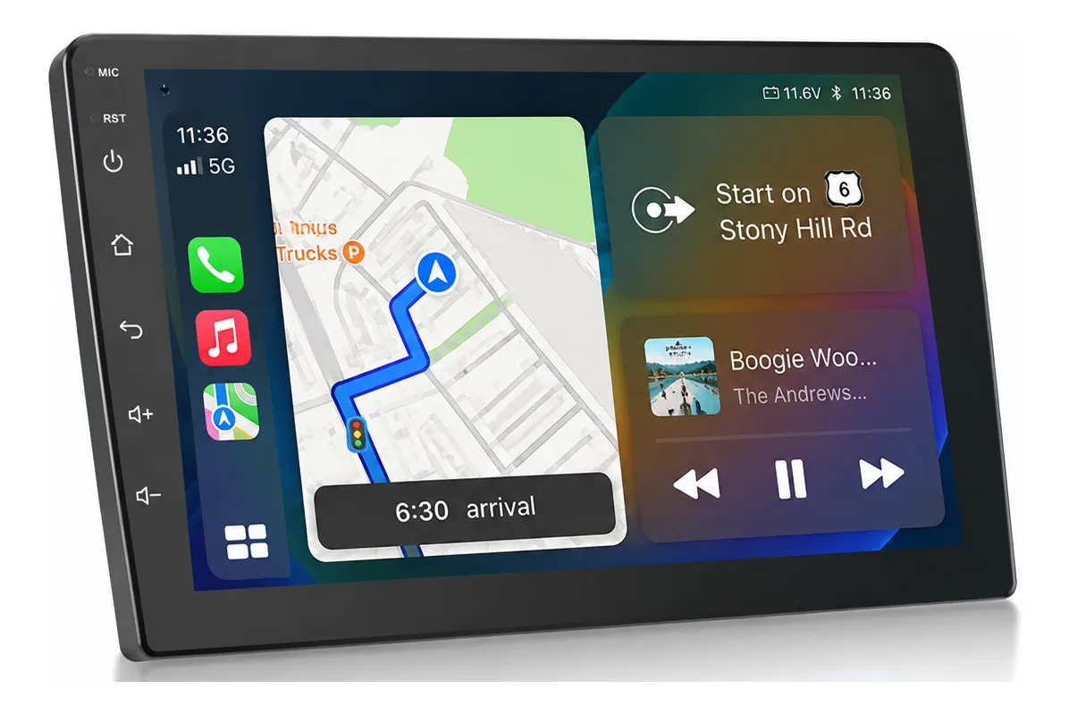 Estereo Pantalla Tactil 10 Camara Bluetooth Android Carplay