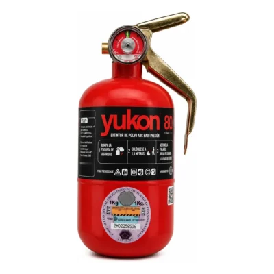 Yukon Matafuego ABC 1 Kg IRAM Nuevo Reglamentario VTV