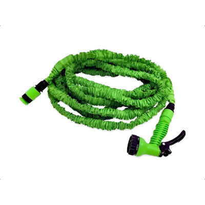 Manguera Extensible Magic Hose 30m Verde Látex Riego con Pistola 7 Funciones