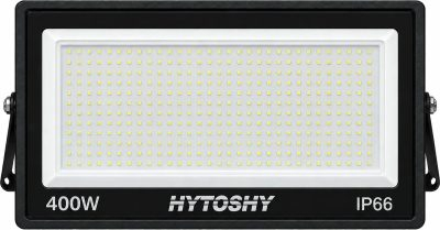 Reflector Proyector Led 400w Exterior Ideal Cancha Futbol Negro Blanco Frío