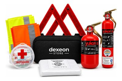 Kit Seguridad Emergencia Auto 6 En 1 Matafuego Chaleco Vtv
