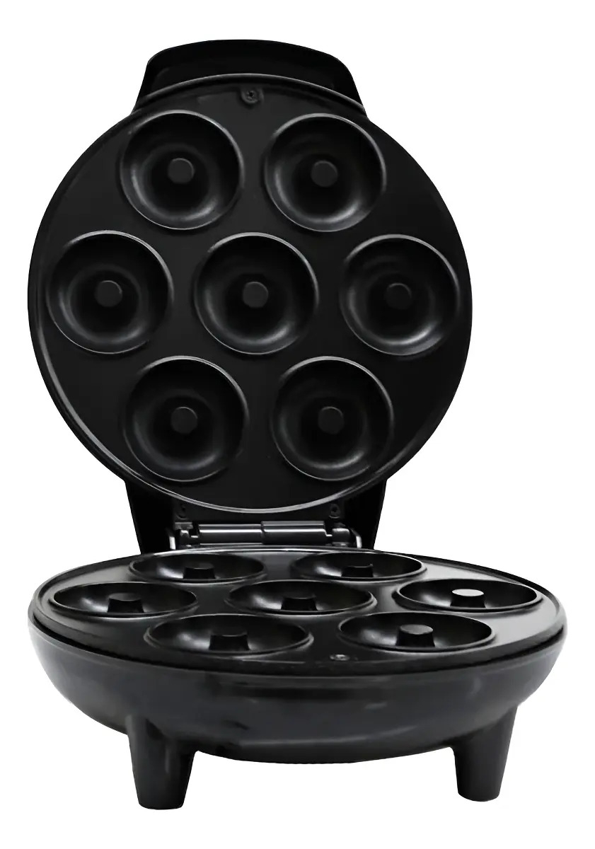 Máquina Hytoshy Fábrica de Mini Donas 7 unidades 1200W Negro